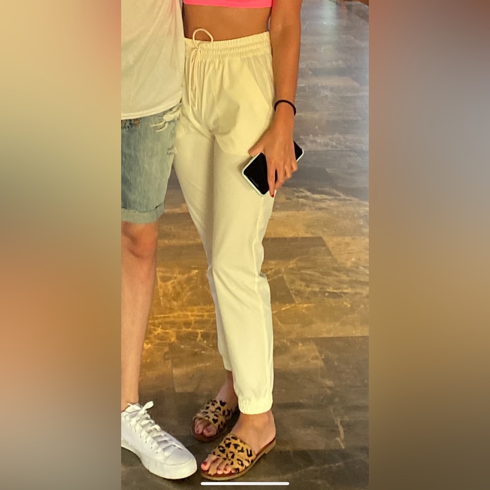 Tna White Joggers (Size Small)